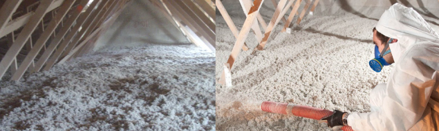 Isoler avec la ouate de cellulose