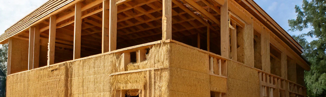 Profibres : l'isolation paille au service de la construction bois