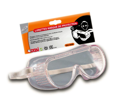 Lunettes masque de protection unique